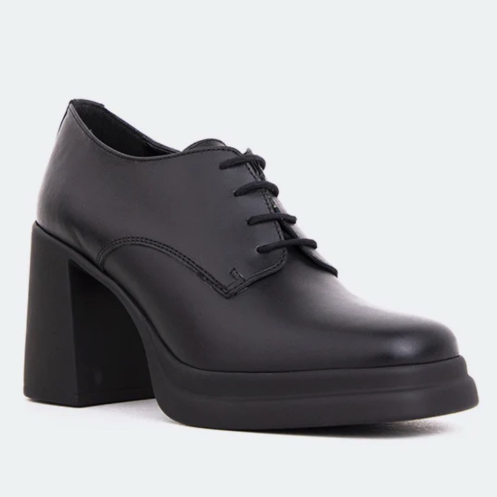 L’Intervalle Women Leather Heeled Lace-Up Oxford Shoes, - EU 41, US 10